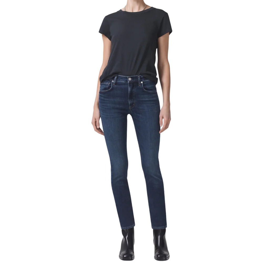 NWT Citizens of Humanity Sloane Skinny Jeans Baltic Dark Wash 2096-1529 | Sz 25